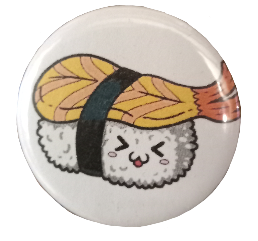 Badge Sushi Crevette