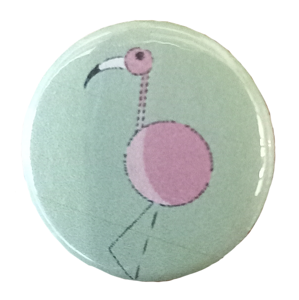 Badge Flamand Rose