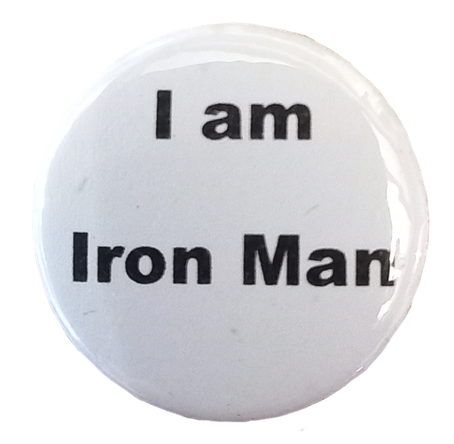 Badge I Am Iron Man