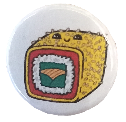 Badge Sushi Carré